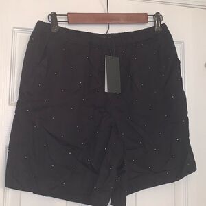 Black Shorts with Studs
